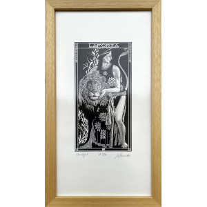 Iassen Ghiuselev Framed Algraphy Tarot La Forza 11